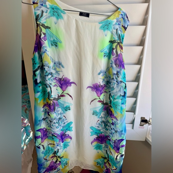 Gorgeous floral print chiffon summer dress - Picture 8 of 8